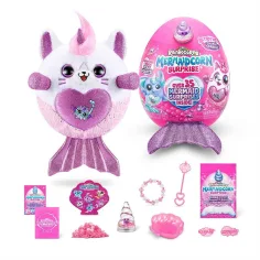 Rainbocorns: Mermaidcorn S5 Ouă surpriză cu figurină de pluș sirenicorn în mai multe variante 1buc imaginea 3