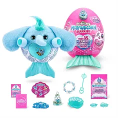 Rainbocorns: Mermaidcorn S5 Ouă surpriză cu figurină de pluș sirenicorn în mai multe variante 1buc imaginea 7