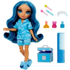 Rainbow High Jr: Petrecere în pijama păpușa de modă Skyler imaginea 2