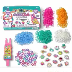 Rainbow Loom: Auto Loom – Cute-Tique set pentru confecționat brățări din benzi elastice imaginea 2