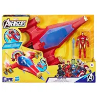 Răzbunătorii: Avion de luptă Iron Man Repulsor Blast - Hasbro