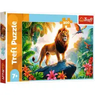 Regele junglei, puzzle de 200 piese - Trefl