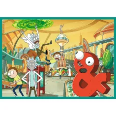 Rick și Morty Aventuri Nebune puzzle 4x250 piese - Trefl imaginea 4