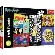 Rick și Morty Un loc ciudat în galaxie puzzle de 300 de piese - Trefl