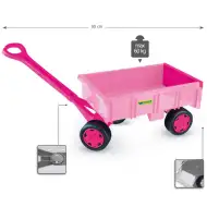 Remorcă roz pentru fete (60 kg greutate) - Wader