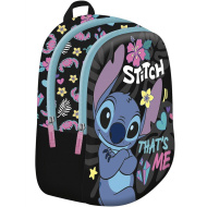Rucsac Disney Stitch Thats Me pentru grădiniță, de culoare neagră, 29x22x9 cm