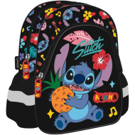 Rucsac pentru grădiniță Disney Stitch Aloha, de culoare neagră, 29x22x9 cm