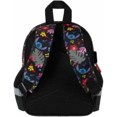 Rucsac pentru grădiniță Disney Stitch Aloha, de culoare neagră, 29x22x9 cm imaginea 2