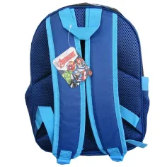 Rucsac școlar albastru Avengers, 37x28x13cm imaginea 2