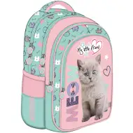 Rucsac școlar cu pisicuță My Little Friend Fluffy Kitty BPL58 44x31x19cm