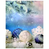 Sac de cadouri cu motive de Crăciun 26x32x12,5cm