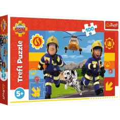 Sam, pompierul - puzzle de 100 piese - Trefl