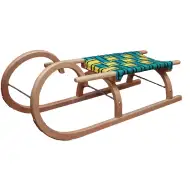 Sanie clasică premium din lemn - 95 cm