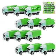 Sanitation Truck: set de 12 camioane de colectare a deșeurilor la scara 1/64.