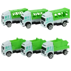 Sanitation Truck: Set camion de colectare a deșeurilor, 12 piese, 1/64 imaginea 4