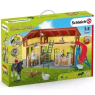 Schleich Farm World – Set de joacă grajd pentru cai (42485)