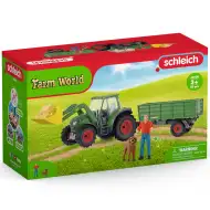 Schleich: Farm World - Tractor cu remorcă (42608)
