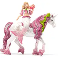 Schleich: Figurina Feya sirenă pe unicorn de apă (70593)