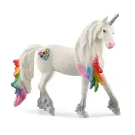 Schleich: Figurina armăsar unicorn Rainbow Love (70725)