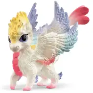 Schleich: Figurină pui de dragon curcubeu (70825)