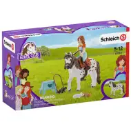 Schleich: Horse Club - Set de joacă Mia și Spotty cu figurină cal (42518)