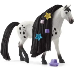 Schleich Horse Club: Frumusețile Sofiei - Figurina armăsar Knabstrupper cu coamă pieptănabilă (42622) imaginea 2