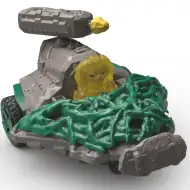 Schleich: Vehicul de luptă din junglă cu creatură din junglă și lansator (42666)