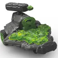 Schleich: Vehicul de luptă din piatră Eldrador cu monstru din piatră și lansator (42665)