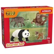 Schleich: Wild Life - Set de figurine cu animale din Asia pentru începători, 4 bucăți (42736)