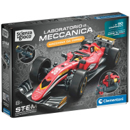 Science &amp; Play: Mașină de curse asamblabilă Speed Racer roșie - Clementoni