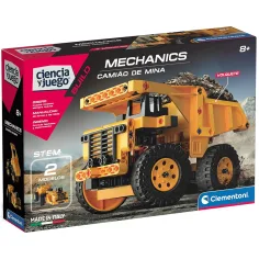 Science & Play: Mehanics Set de construcție cu vagonet de mină - Clementoni