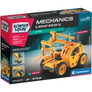 Science &amp; Play: Set de construcție Mașină de ridicat - Clementoni