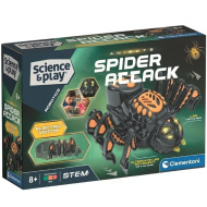 Science &amp; Play: Set de joacă Păianjen robot atacator - Clementoni