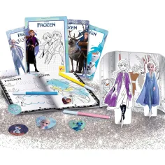 Școala de desen Frozen în rucsac - Lisciani imaginea 2