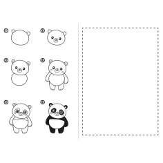 Școala de desen Kawaii, învață să desenezi pas cu pas – caiet de activități - Trefl imaginea 3