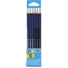 Set Classic de 6 creioane grafit 2HB – Carioca