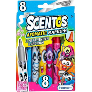 Set Scentos de 8 carioci parfumate, cu finisaj metalic