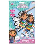 Set creativ cu 10 magneți de frigider tip răzuitor cu imagini pentru căsuța de păpuși Gabi