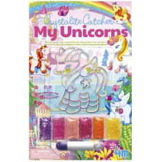 Set creativ pentru realizarea unei imagini cu cristale – unicorn, în mai multe variante, 1 buc. imaginea 4