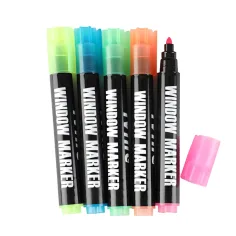 Set de 5 markere pentru geamuri imaginea 2