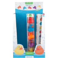 Set de 5 rățuște de baie colorate Little Stars