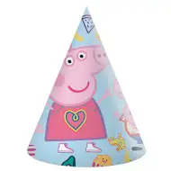 Set de 6 pălării de petrecere Peppa Pig