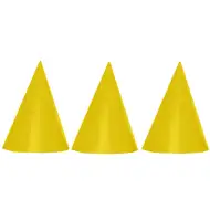 Set de 6 pălării de petrecere aurii