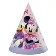 Set de 6 pălării de petrecere din hârtie cu Minnie Mouse de la Disney+