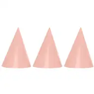 Set de 6 pălării de petrecere roz