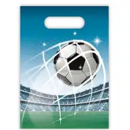 Set de 6 pungi cadou cu model de fotbal