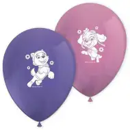 Set de 8 baloane cu model Skye și Everest din Patrula Cățelușilor
