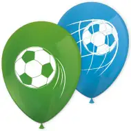 Set de 8 baloane cu model de fotbal