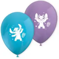 Set de 8 baloane mov-albastre Disney+Stitch