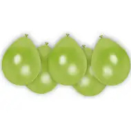 Set de 8 baloane verzi din latex